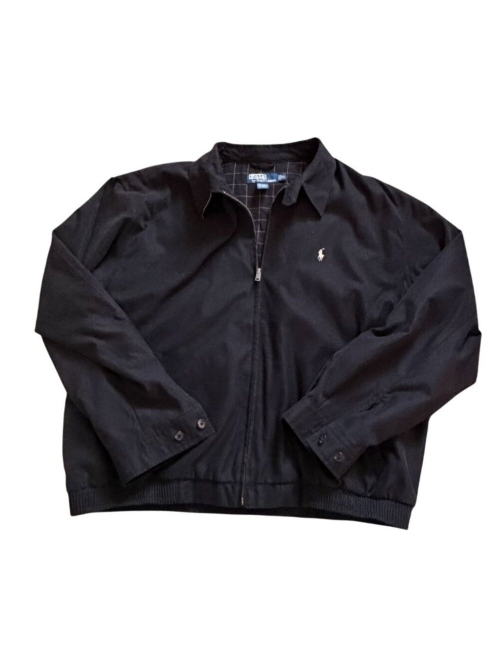 Vintage Ralph Lauren Polo Mens Harrington Jacket-Black-XL-GUC